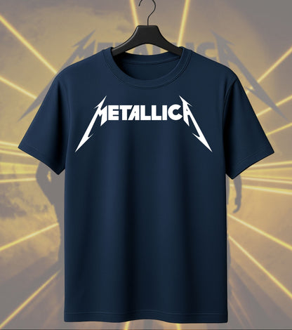 Metallica Skeleton Guitarist Graphic T-Shirt | Kill 'Em All Inspired Heavy Metal Rock Band Tee | Premium Cotton Unisex Regular T-Shirt