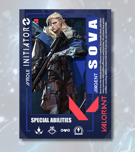 Sova Valorant Poster – Premium Matte Print (A3/A4)