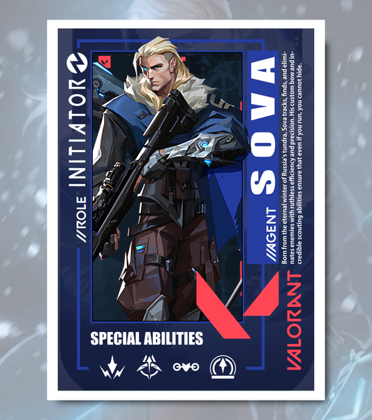 Sova Valorant Poster – Premium Matte Print (A3/A4)