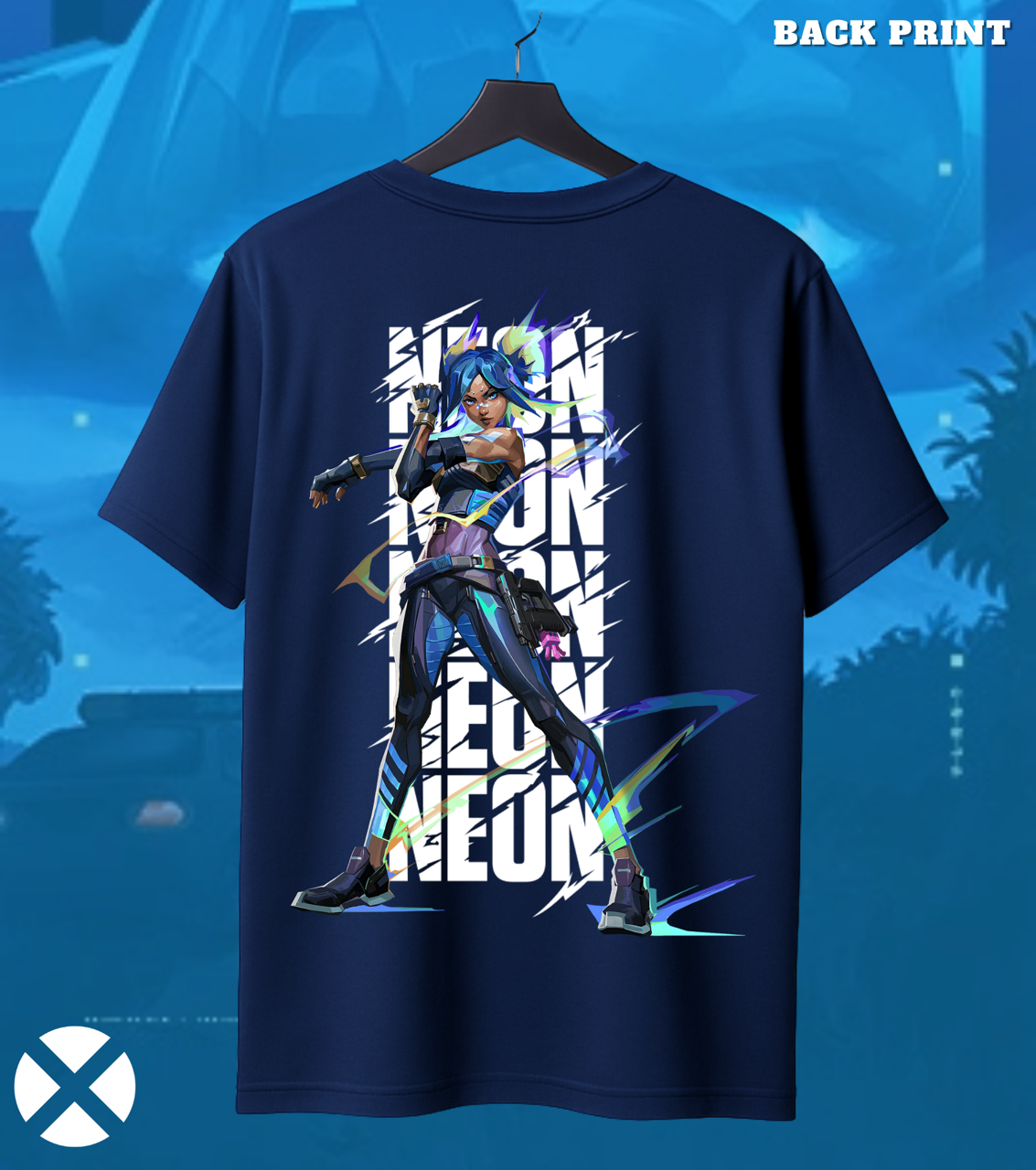 Neon | Valorant  – Thunder Dash Tee