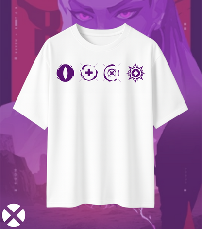 Reyna | Valorant – Empress of Shadows Oversized Tee (240 GSM Heavyweight)