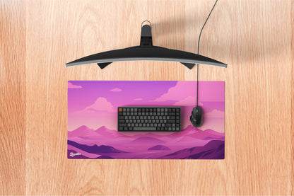 Purple Sunset Mountains Mousepad