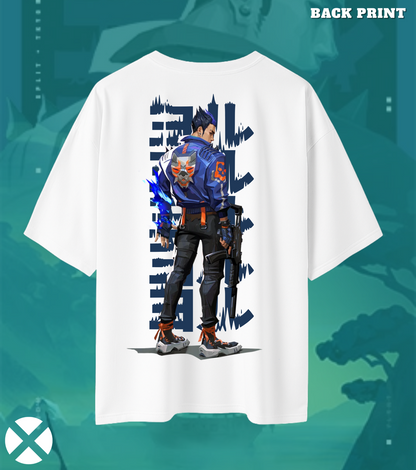 Valorant Yoru – Riftwalker Oversized Tee (240 GSM Premium)