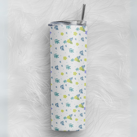 Floral Breeze Skinny Tumbler (591 ml / 20 oz)