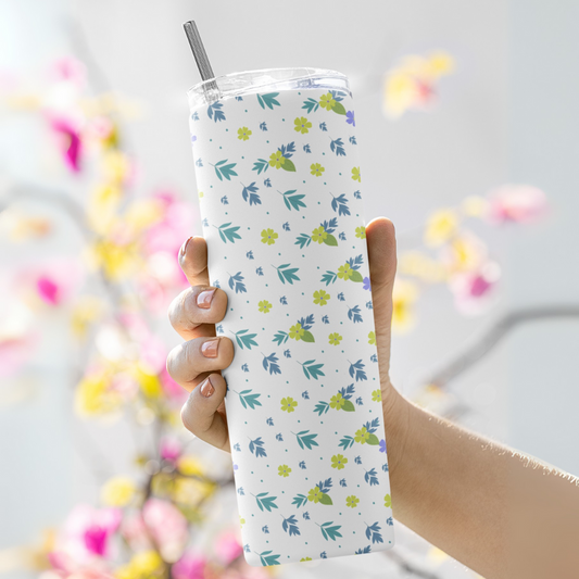 Floral Breeze Skinny Tumbler (591 ml / 20 oz)