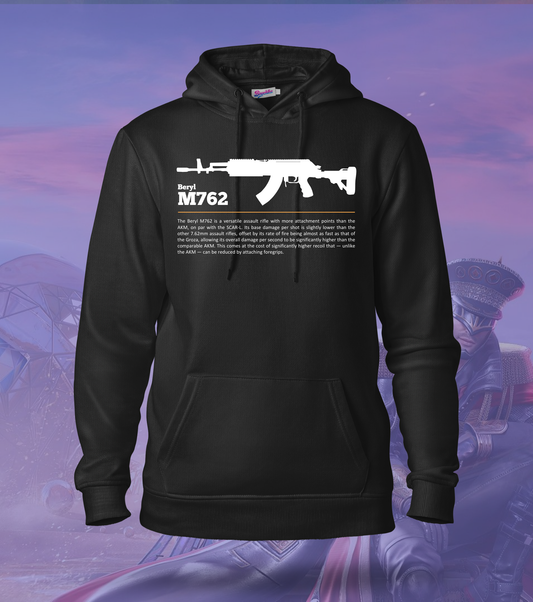 Beryl M762 Combat Hoodie – 300 GSM | Winter Gamer Gear