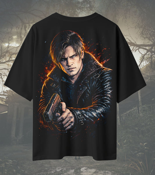 Resident Evil Leon Kennedy T-Shirt – Umbrella & S.T.A.R.S. Graphic