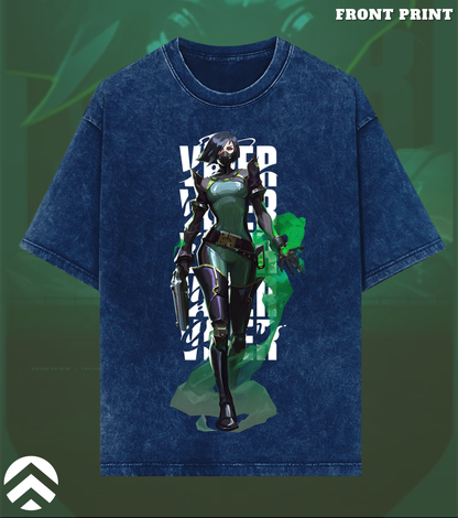 Viper | Toxic Precision – Premium 240 GSM Heavy Oversized Acid Wash Tee