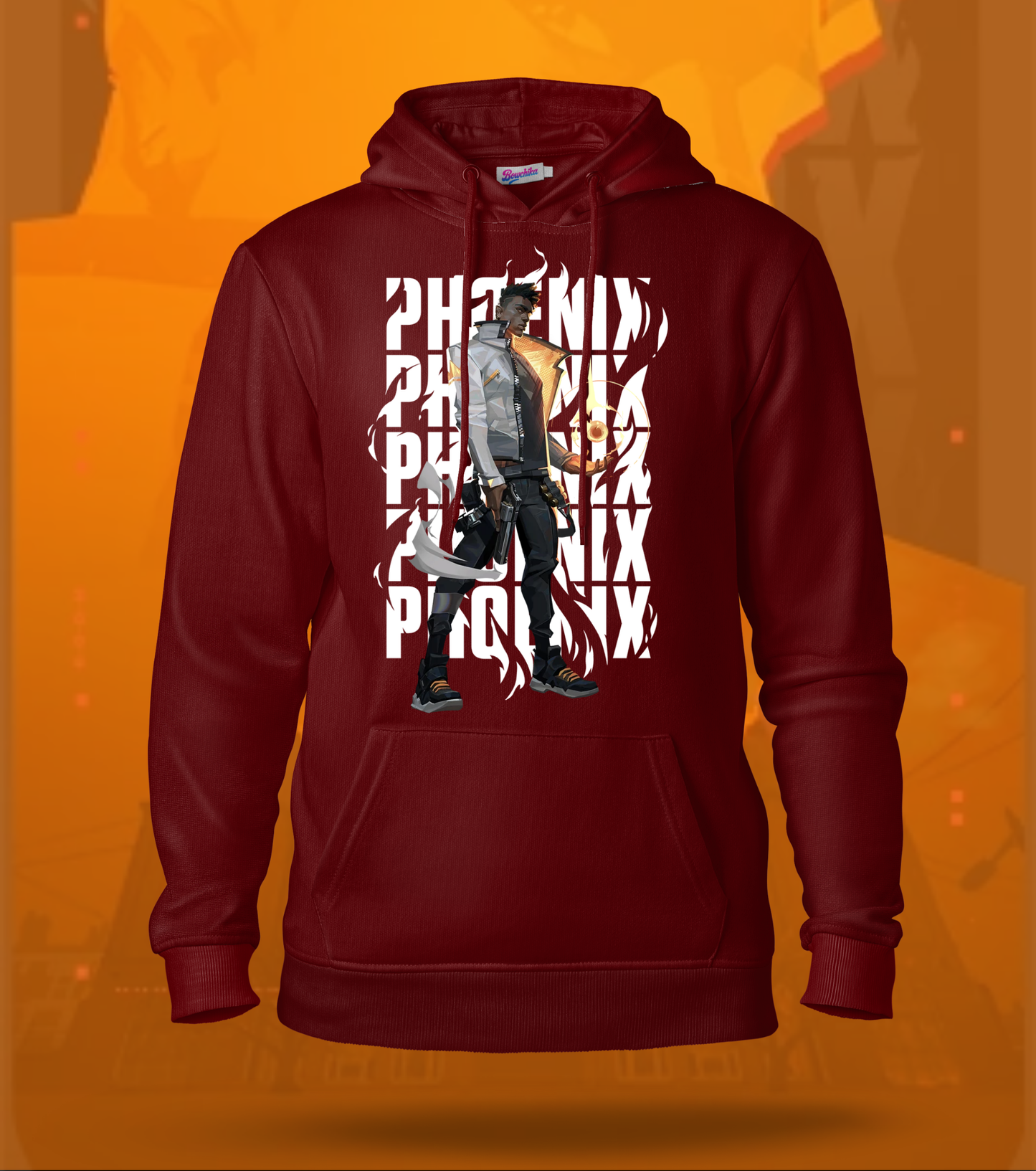 Phoenix | Valorant – Blazing Rebirth Regular Hoodie