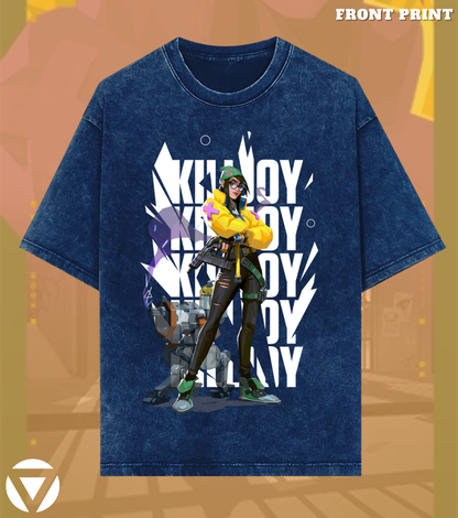 Killjoy | Valorant – Tech Genius Acid Wash Tee
