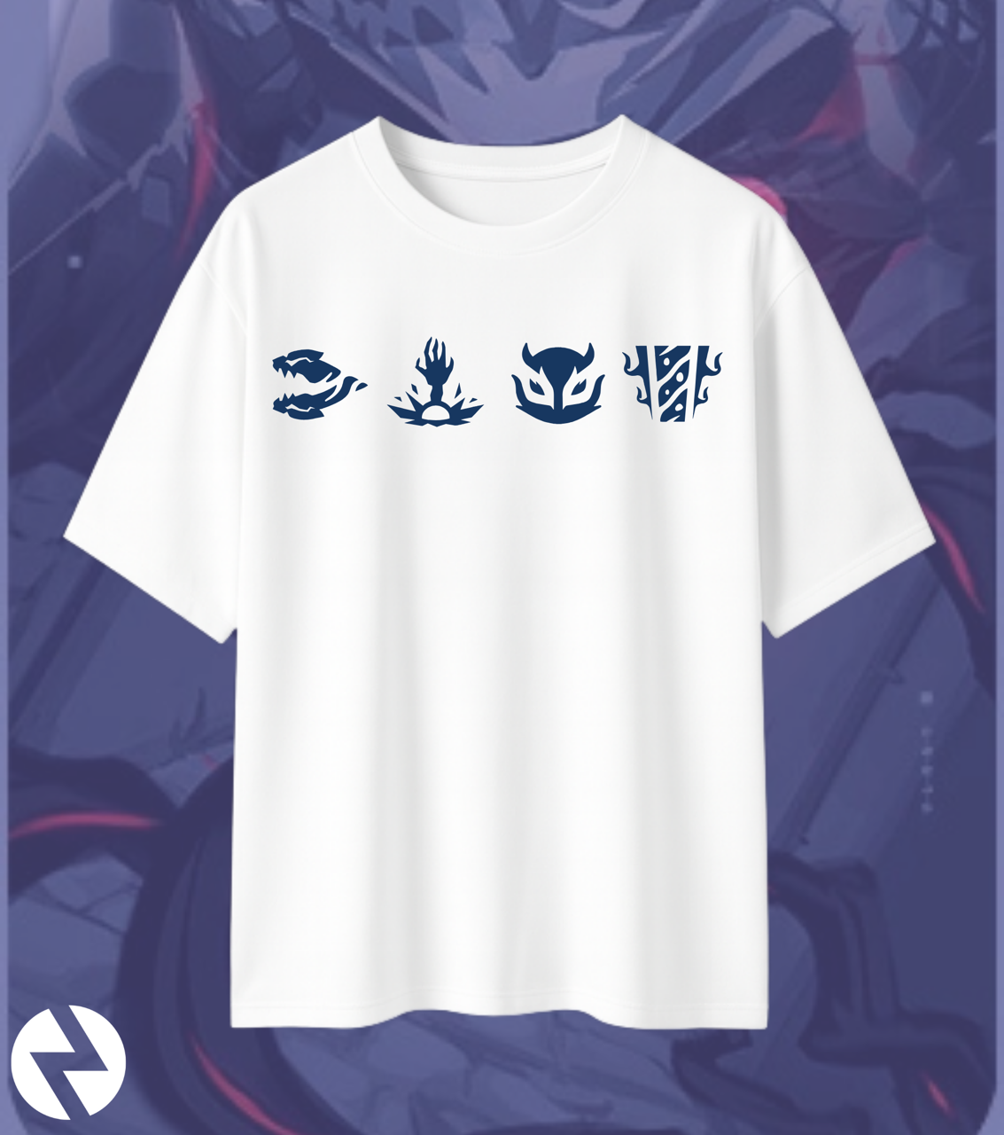 Fade | Valorant – Nightmare’s Embrace Oversized Tee (240 GSM Heavyweight)