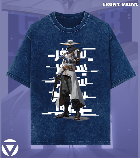 Cypher | Valorant – Silent Watch Acid Wash Tee