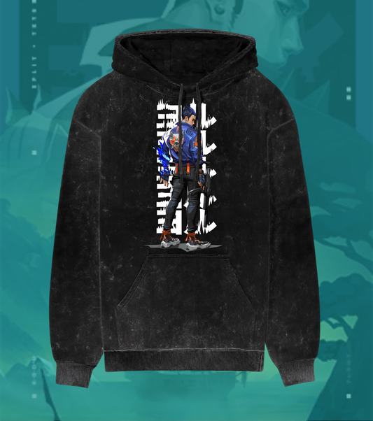 Yoru | Valorant – Riftwalker Acid Wash Hoodie