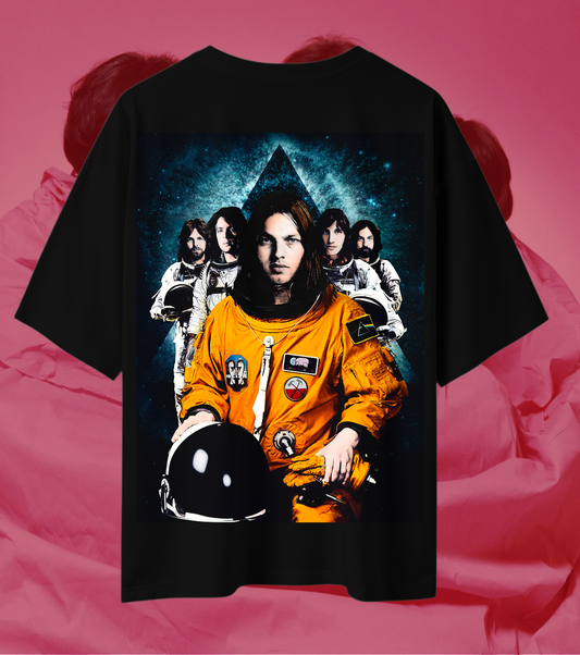Pink Floyd Space Astronaut Band Graphic Oversized T-Shirt