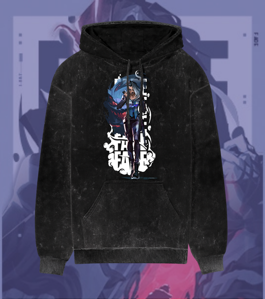 Fade | Valorant – Nightmare’s Embrace Acid Wash Hoodie