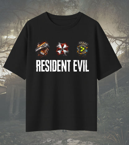 Resident Evil Leon Kennedy T-Shirt – Umbrella & S.T.A.R.S. Graphic