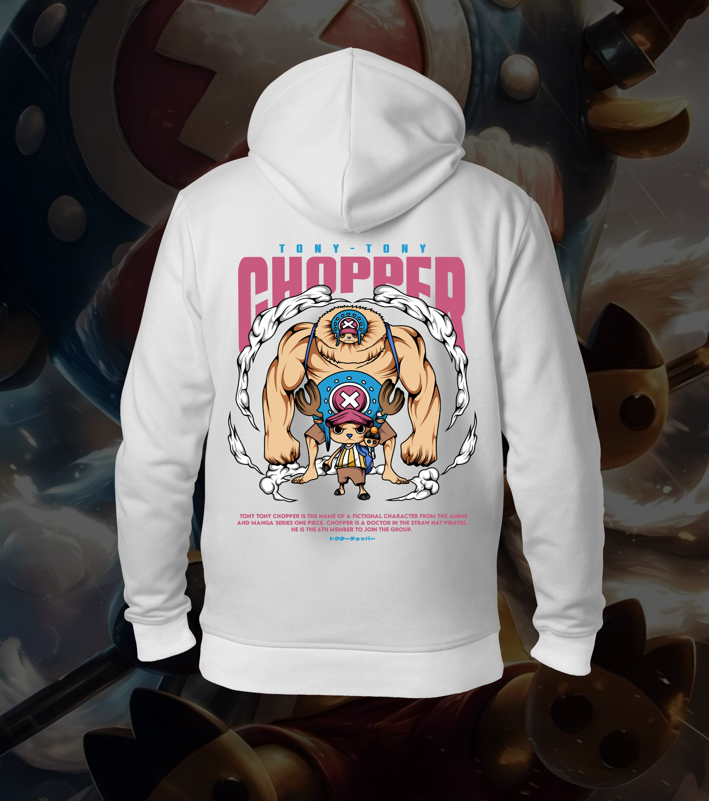 Tony Tony Chopper One Piece Hoodie – Monster Transform Design