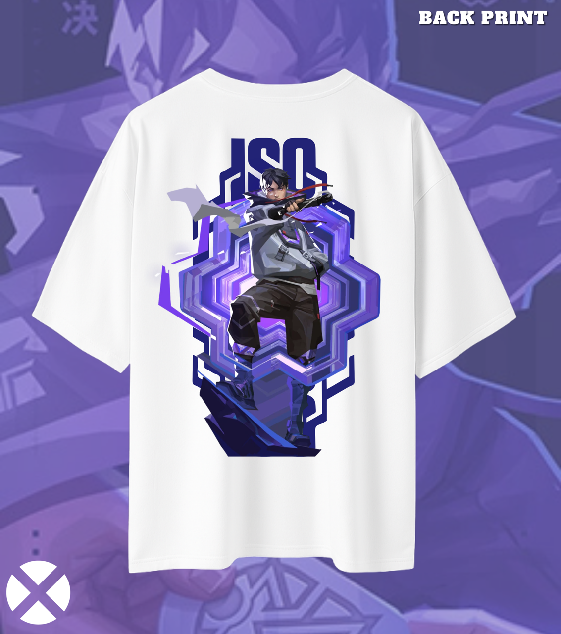 Iso | Valorant – Reality Fracture Oversized Tee (240 GSM Heavyweight)