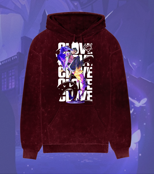 Clove | Valorant – Eternal Mischief Acid Wash Hoodie