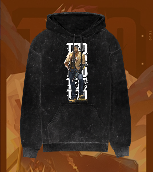 Tejo | Valorant – Street Enforcer Acid Wash Hoodie