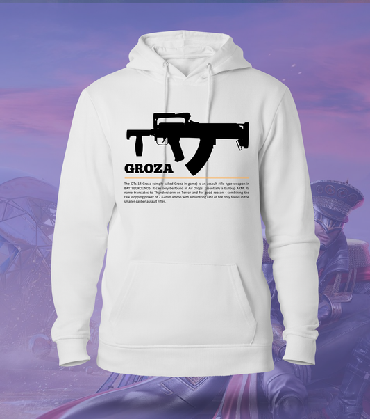 Groza Tactical Ops Hoodie – 300 GSM | Winter Airdrop Gear