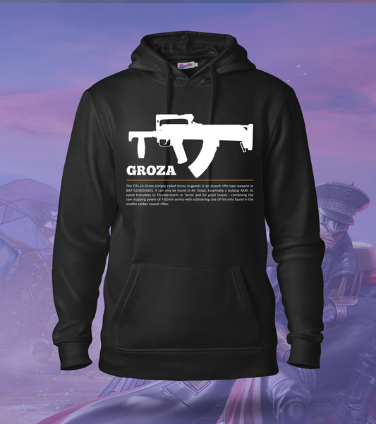 Groza Tactical Ops Hoodie – 300 GSM | Winter Airdrop Gear