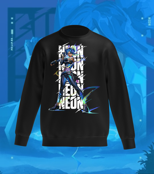 Neon Overdrive Sweatshirt – Valorant Edition