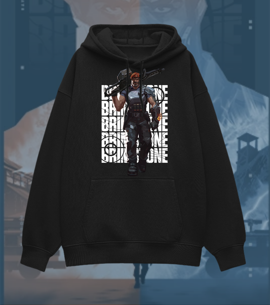 Brimstone | Valorant – Commanding Fire Oversize Hoodie