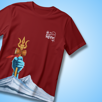 Har Har Mahadev Trishul T-Shirt – kawad yatra