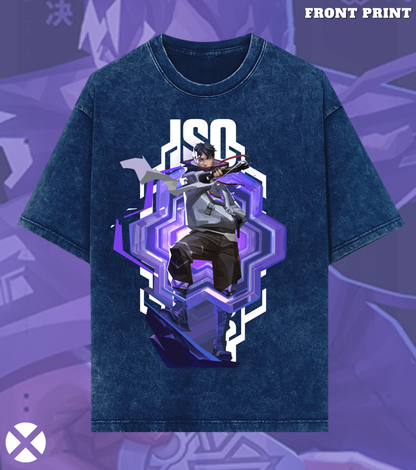 Iso | Dimension Breaker – 240 GSM Premium Acid Wash Oversized Tee