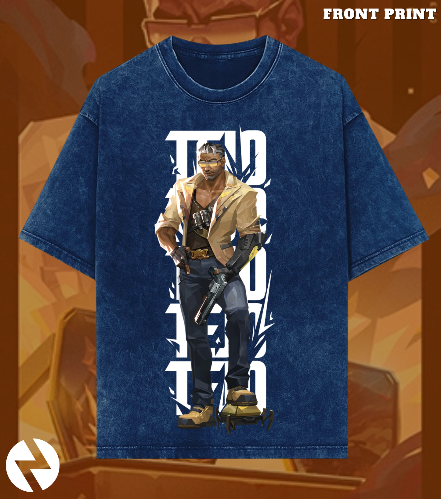 Tejo | Street Enforcer – Premium 240 GSM Oversized Acid Wash T-Shirt