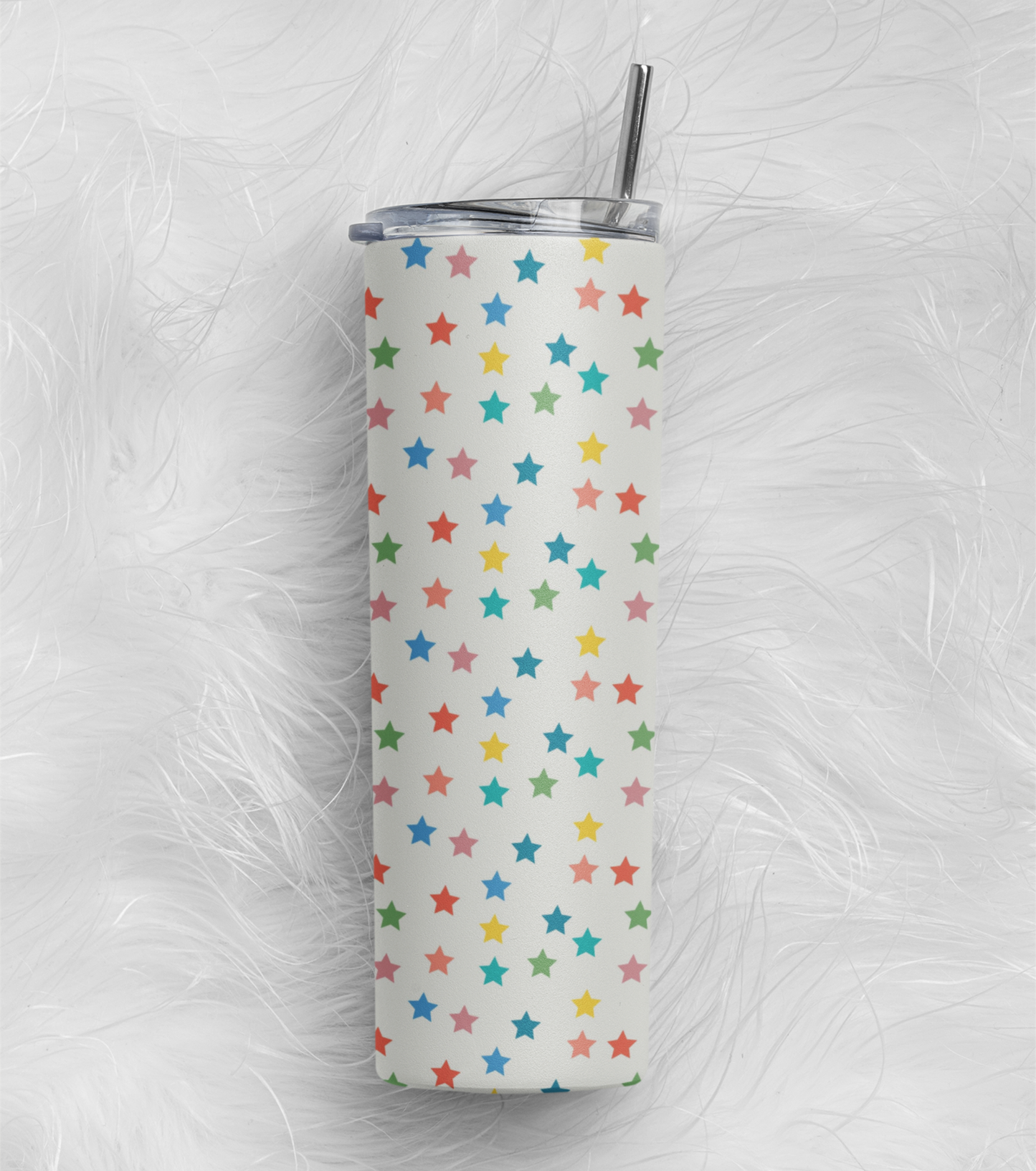 Colorfull Star Stainless Steel Tumbler – 591 ml