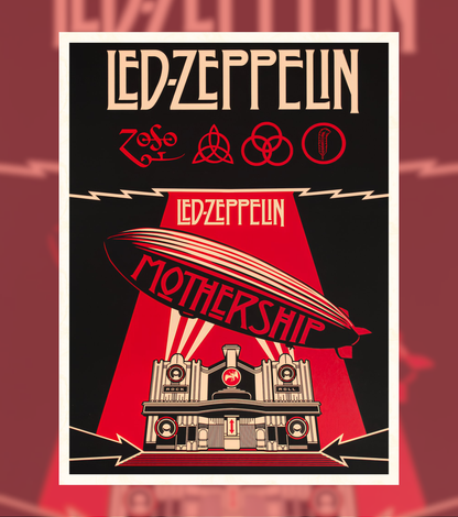 Led Zeppelin Mothership Poster