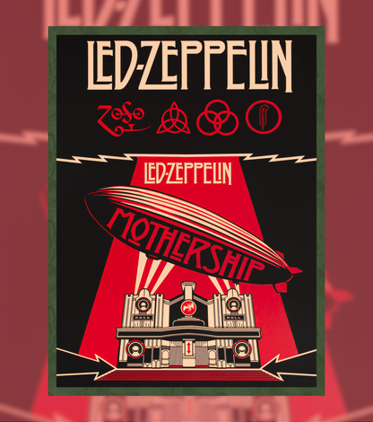 Led Zeppelin Mothership Poster