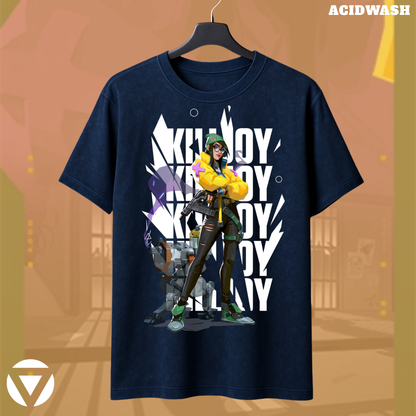 Killjoy | Valorant – Tech Genius Acid Wash Tee