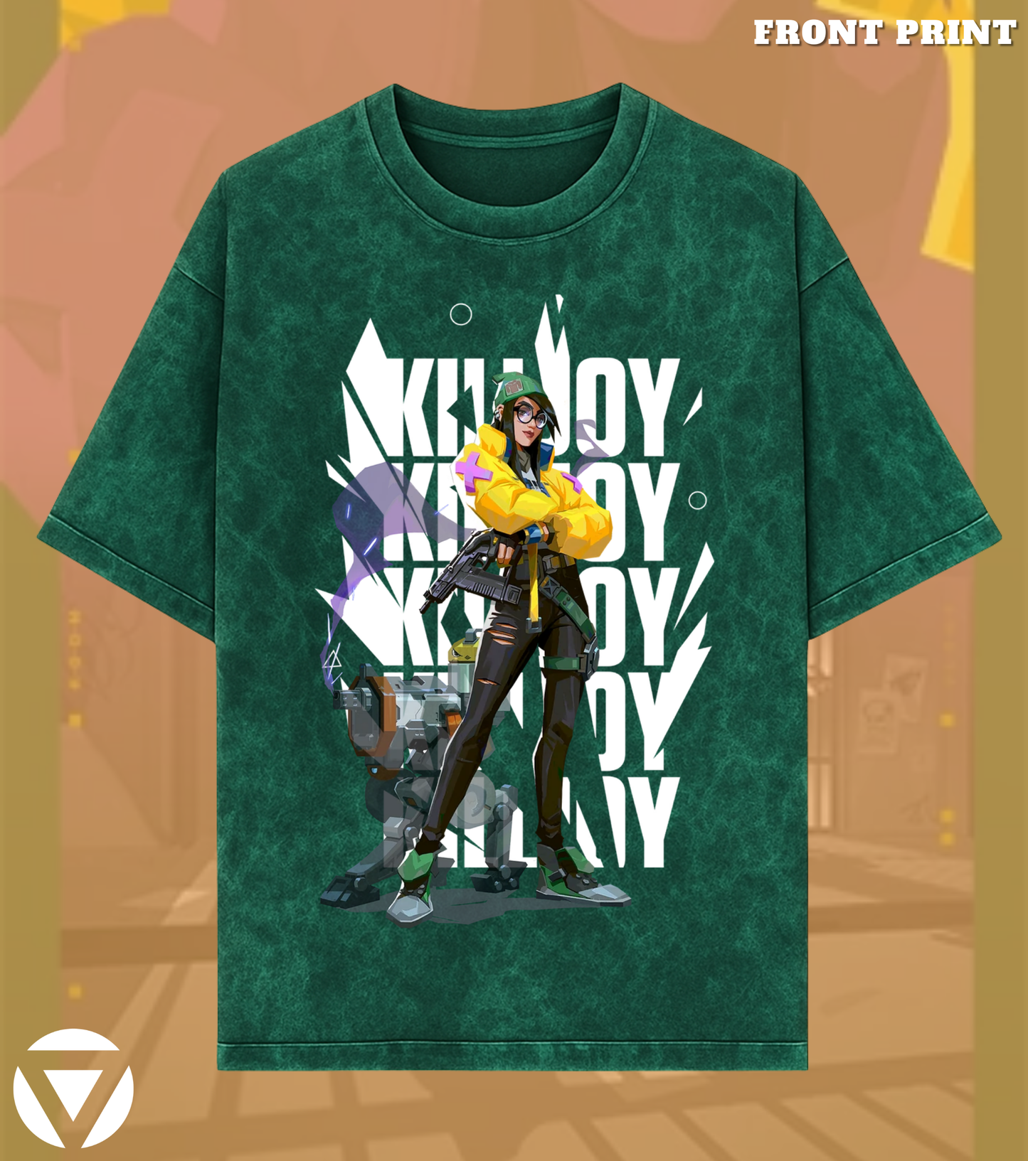 Killjoy | Valorant – Tech Genius Acid Wash Tee