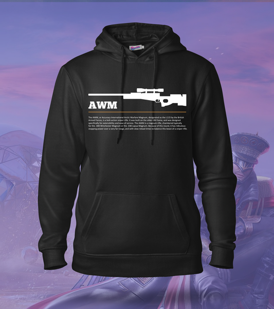 AWM – One Bullet, One Knock | BGMI Hoodie