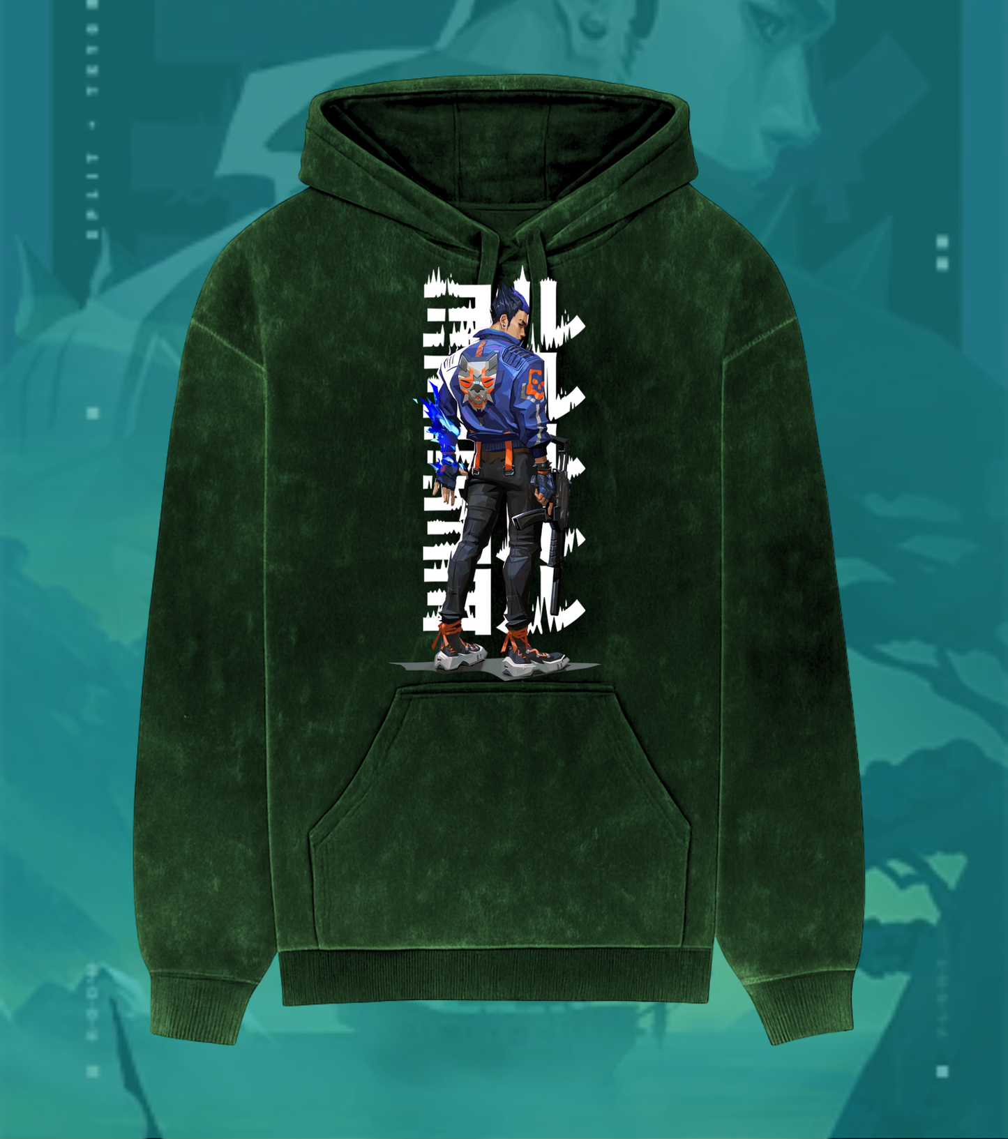 Yoru | Valorant – Riftwalker Acid Wash Hoodie