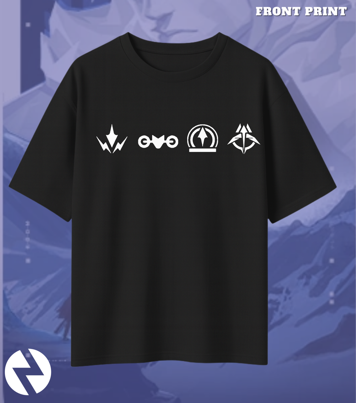 Sova | Valorant – Hunter’s Focus Oversized Tee (240 GSM Heavyweight)