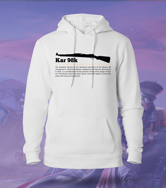 Kar 98k Precision Hoodie – 300 GSM | Vintage Sniper Gear bgmi