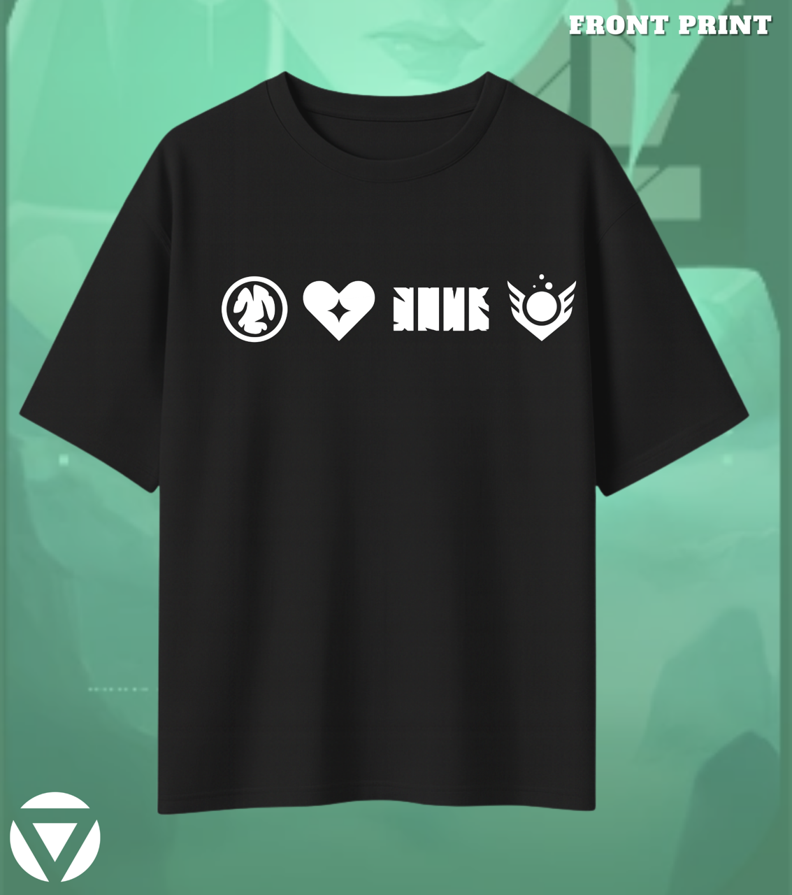 Valorant Sage – Guardian Spirit Oversized Tee (240 GSM Premium)