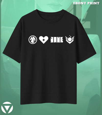 Valorant Sage – Guardian Spirit Oversized Tee (240 GSM Premium)