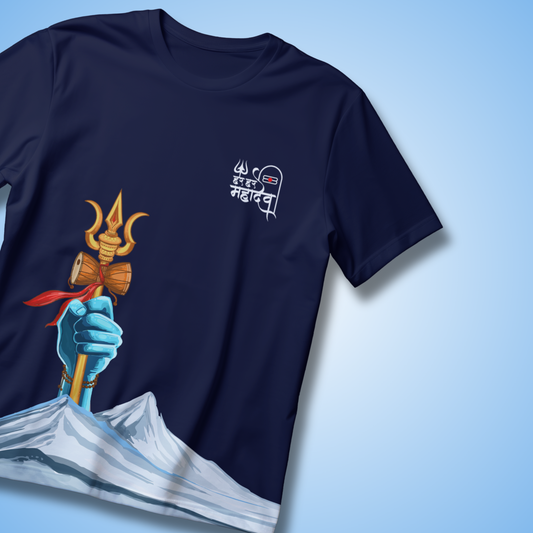 Har Har Mahadev Trishul T-Shirt – kawad yatra