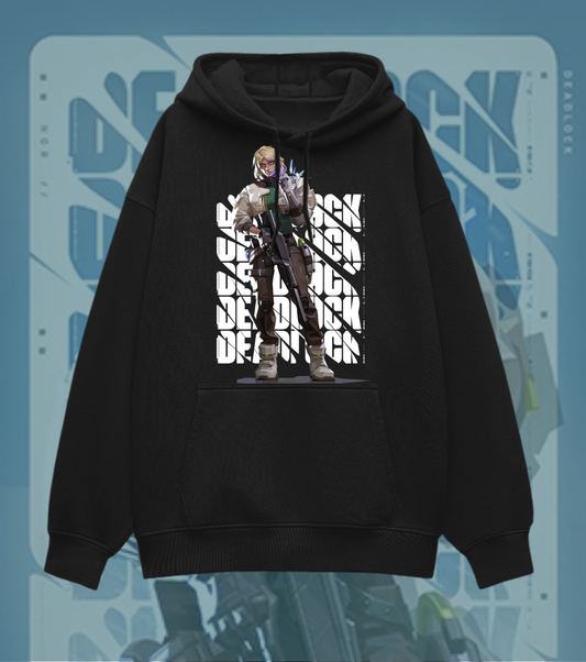 Deadlock | Valorant – Iron Grip Oversize Hoodie