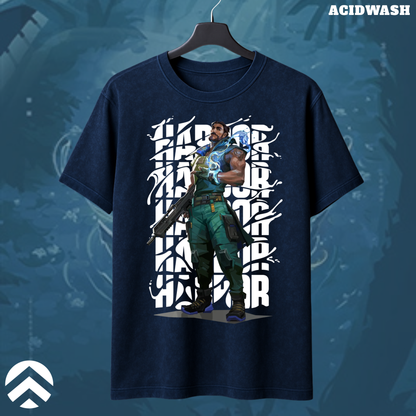 Harbor | Valorant – Tidal Force Acid Wash Tee