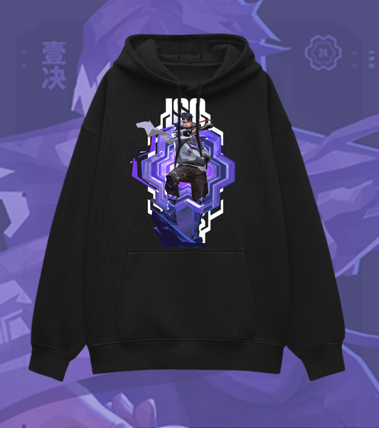 Iso | Valorant – Reality Fracture Oversize Hoodie