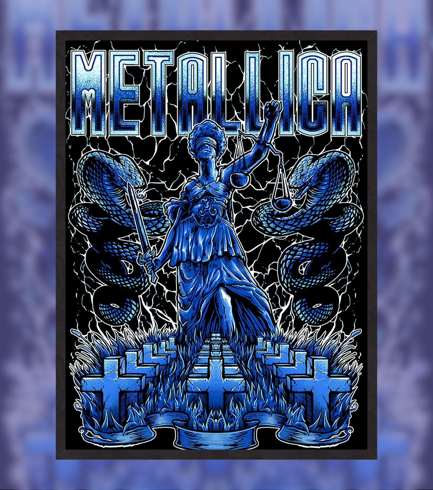 Metallica Justice Reigns Poster