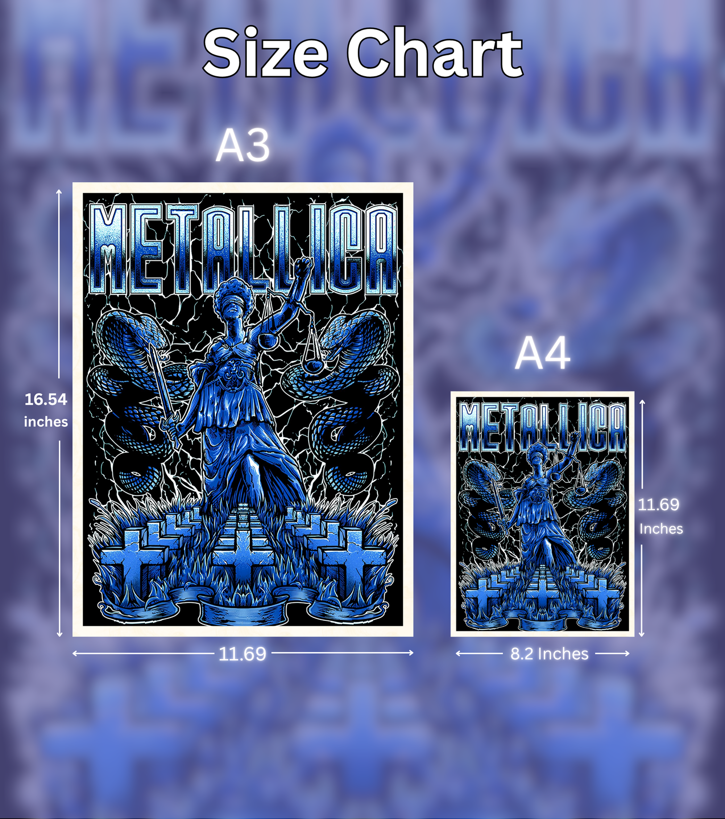 Metallica Justice Reigns Poster