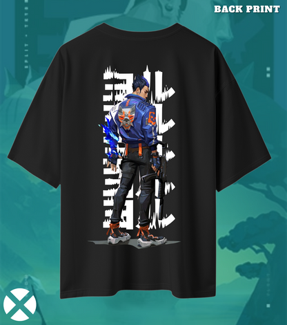 Valorant Yoru – Riftwalker Oversized Tee (240 GSM Premium)