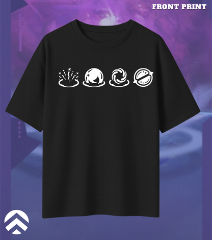 Astra | Valorant – Cosmic Vision Oversized Tee (240 GSM Heavyweight)